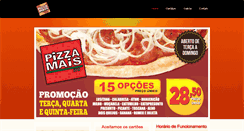 Desktop Screenshot of pizzamaisitu.com.br
